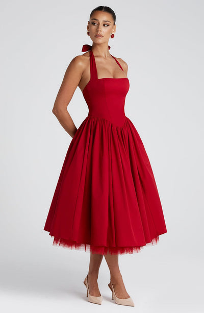 Cressida – Vestido Midi con Elegancia Natural