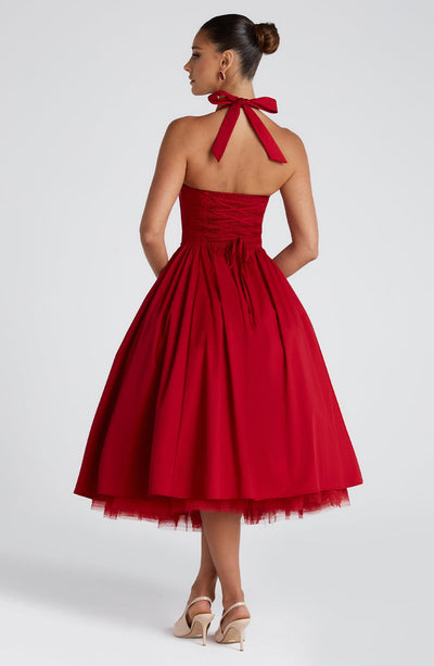 Cressida – Vestido Midi con Elegancia Natural