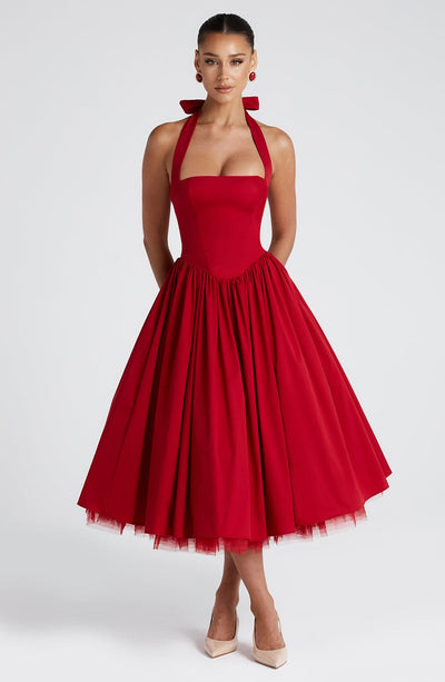Cressida – Vestido Midi con Elegancia Natural